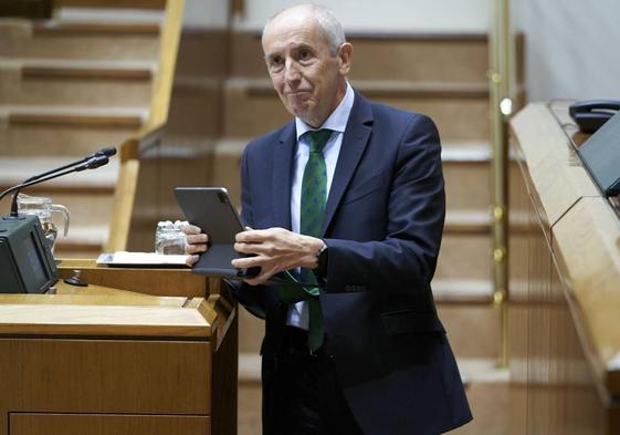 El consejero de Interior del Gobierno vasco, Josu Erkoreka