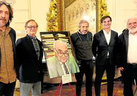 Beñat Arginzoniz, José Ramón Muro, Koldo Ortiz González de Langarika, Gabriel Rodrigo y Marino Montero