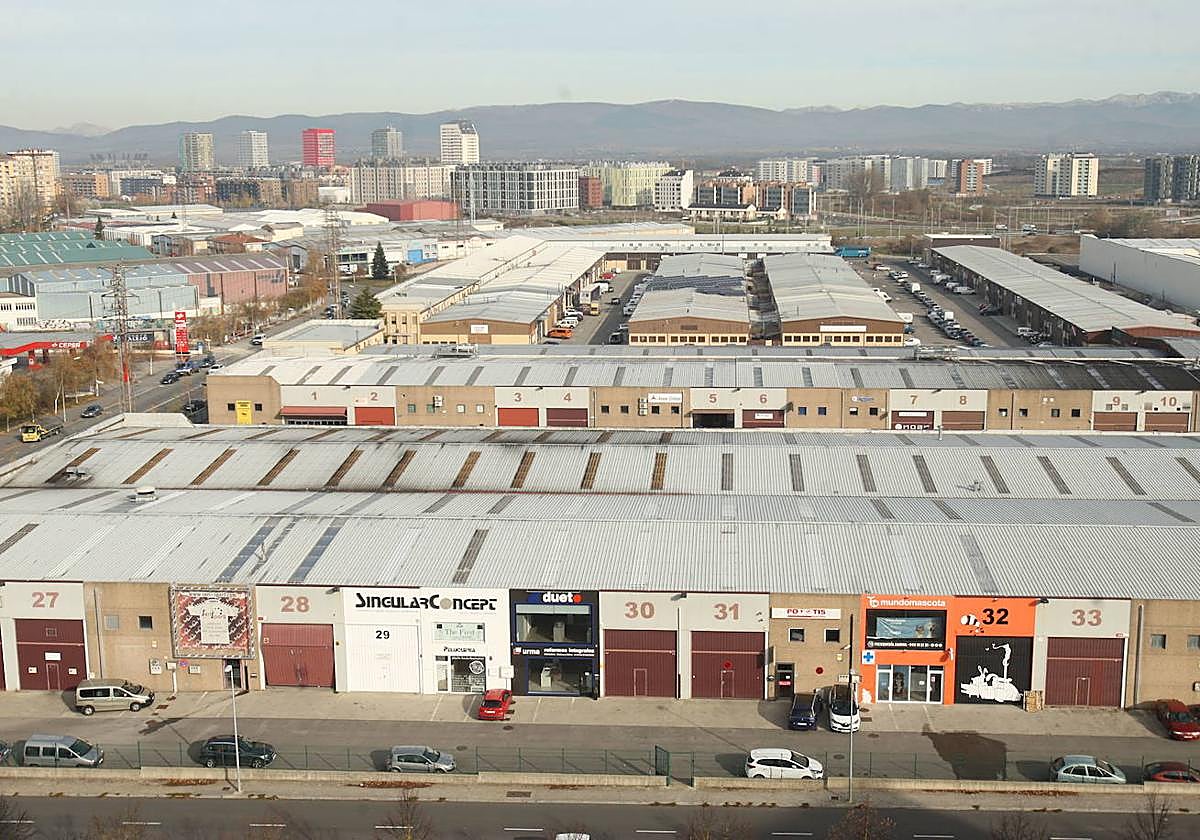 Polígono industrial de Oreitiasolo, en Vitoria.