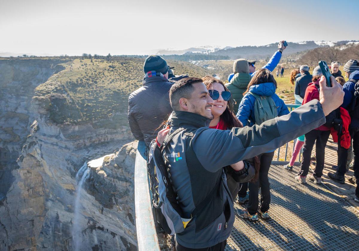 El salto del Nervión es uno de los grandes atractivos para el turismo en Álava.