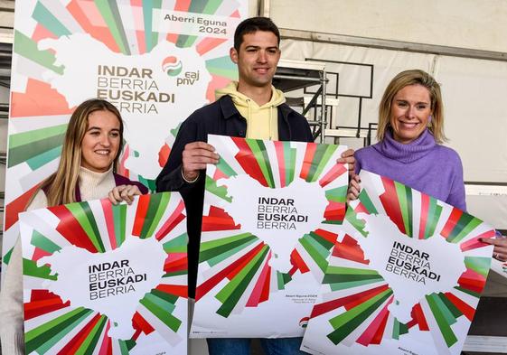 El PNV ha presentado este jueves el acto del Aberri Eguna que celebrará el domingo en Bilbao.