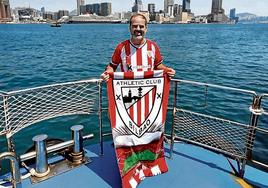 Fernando Martínez, en Hong Kong durante sus vacaciones.