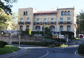 Vista del Ayuntamiento de Getxo.