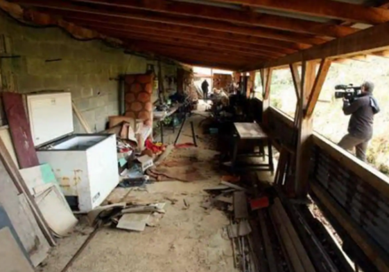 Lugar que ETA utilizaba para almacenar armas en Luhuso.