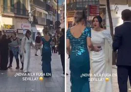 Se viraliza el vídeo de una supuesta novia a la fuga en Sevilla: «Que a mí no me gusta esto»
