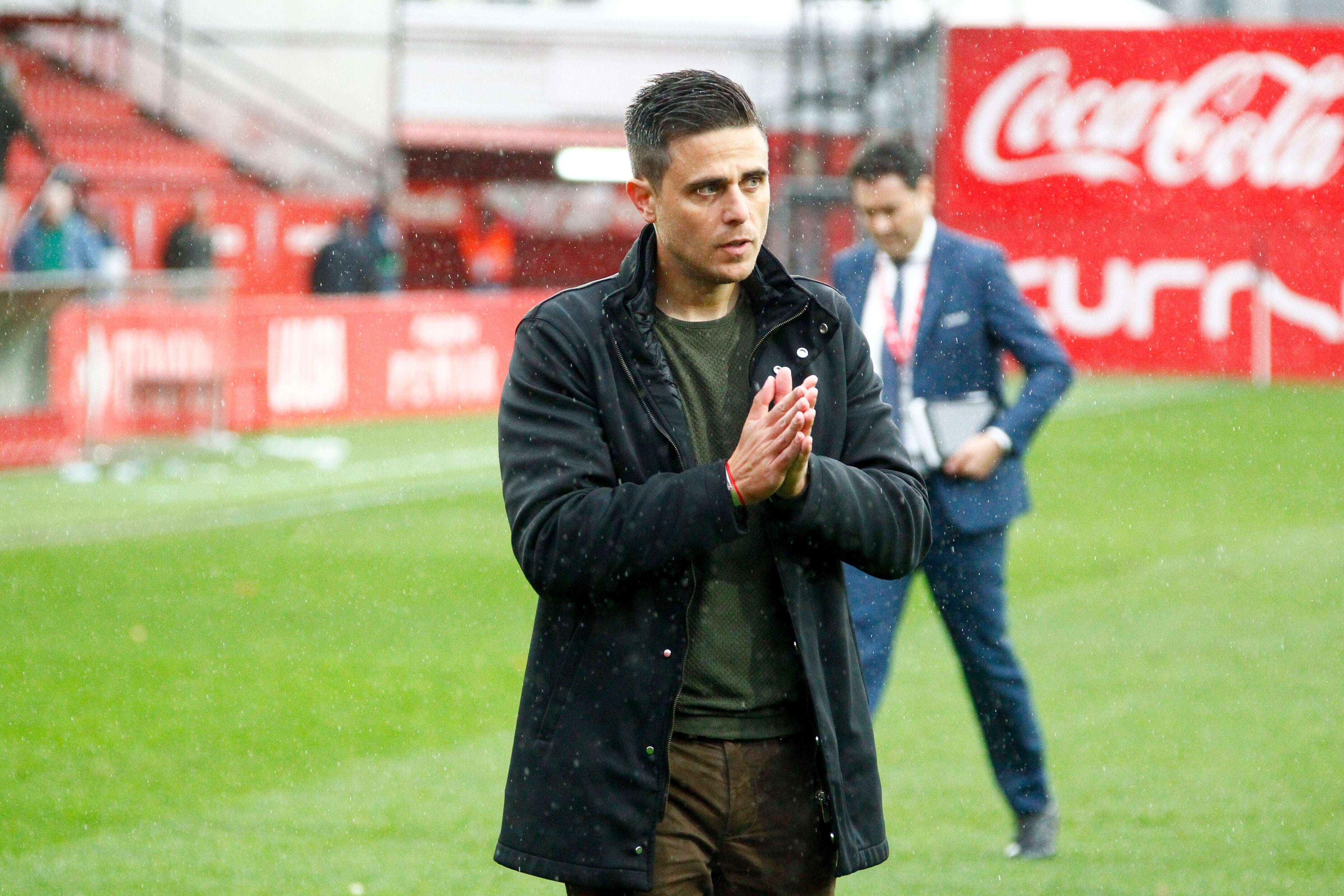 Alessio Lisci, entrenador del Mirandés: «Tenemos que estar más unidos que nunca»