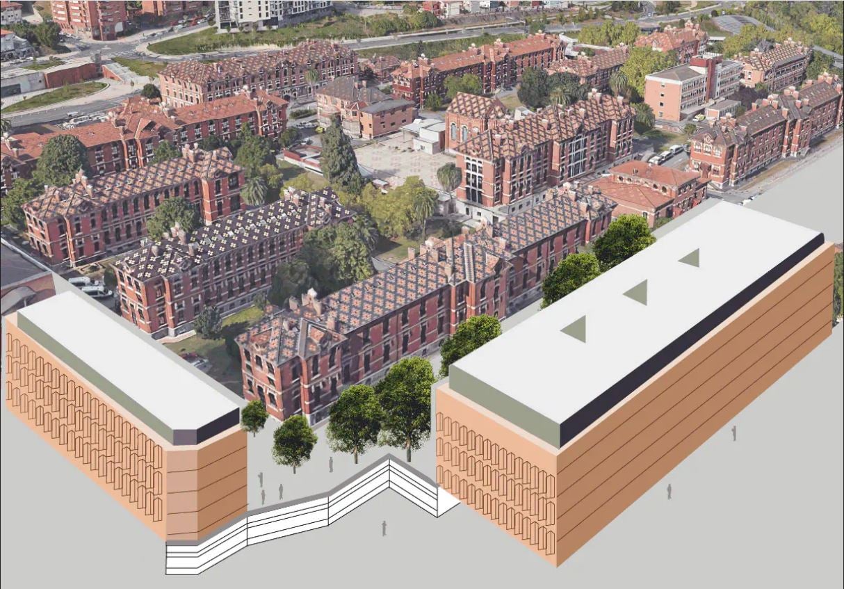 Las obras del nuevo edificio de consultas externas del hospital de Basurto comenzarán en septiembre