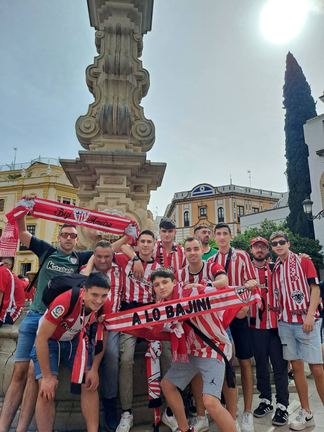 Las fotos de la final: la afición se vuelca con el Athletic en Sevilla