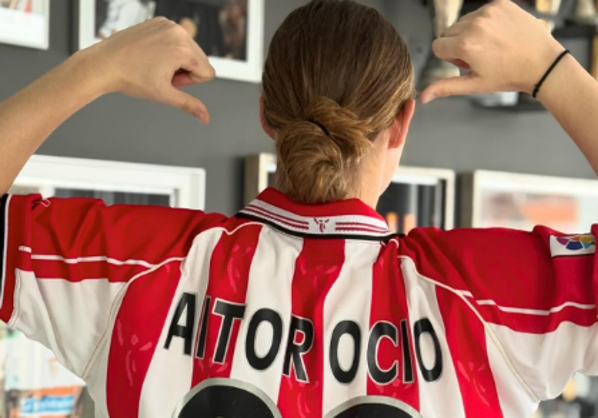 El gesto de la hija de Aitor Ocio con su aita antes de la final