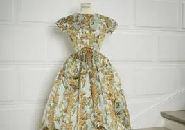 Vestido de cóctel de Balenciaga de 1956 que sale a subasta con un precio estimado de 2.000 a 3.000 euros.