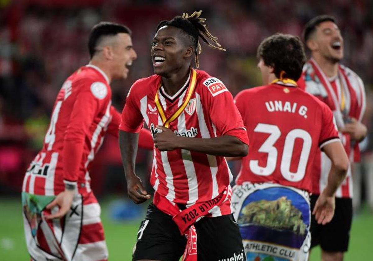 El mensaje de Nico tras ganar la Copa: «Me quedan muchos años aquí»
