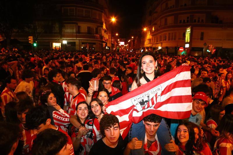 Bilbao y Bizkaia estallan de alegría con la Copa del Athletic