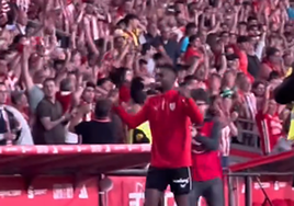 La tensión de los penaltis reflejada en Iñaki Williams: alegría contenida con el segundo fallo y lágrimas con el gol de Berenguer