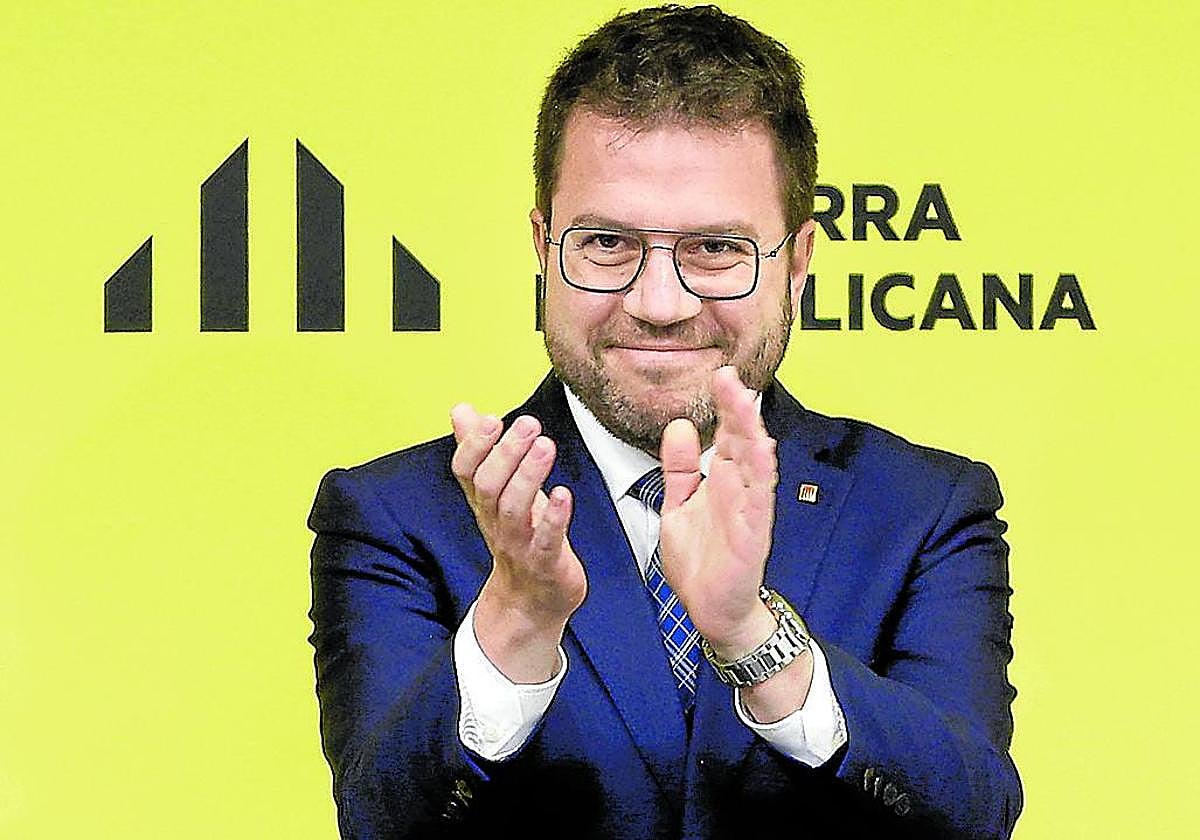Pere Aragonès, presidente de la Generalitat.