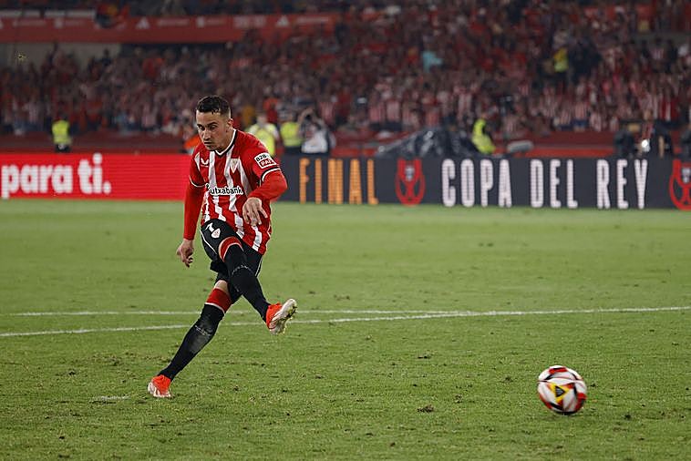 Así rugió Bilbao desde las alturas con el gol de Berenguer en la Copa