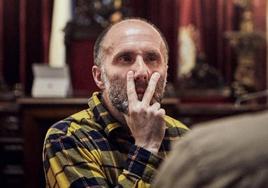El alcalde Gonzalo Pérez Jácome, durante un pleno extraordinario en Ourense.