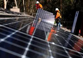 Los paneles solares se colocarán en el tejado de los edificios para generar energía.