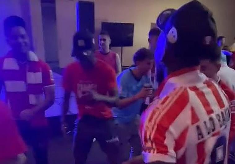El baile de los Williams dándolo todo en la fiesta para celebrar la Copa