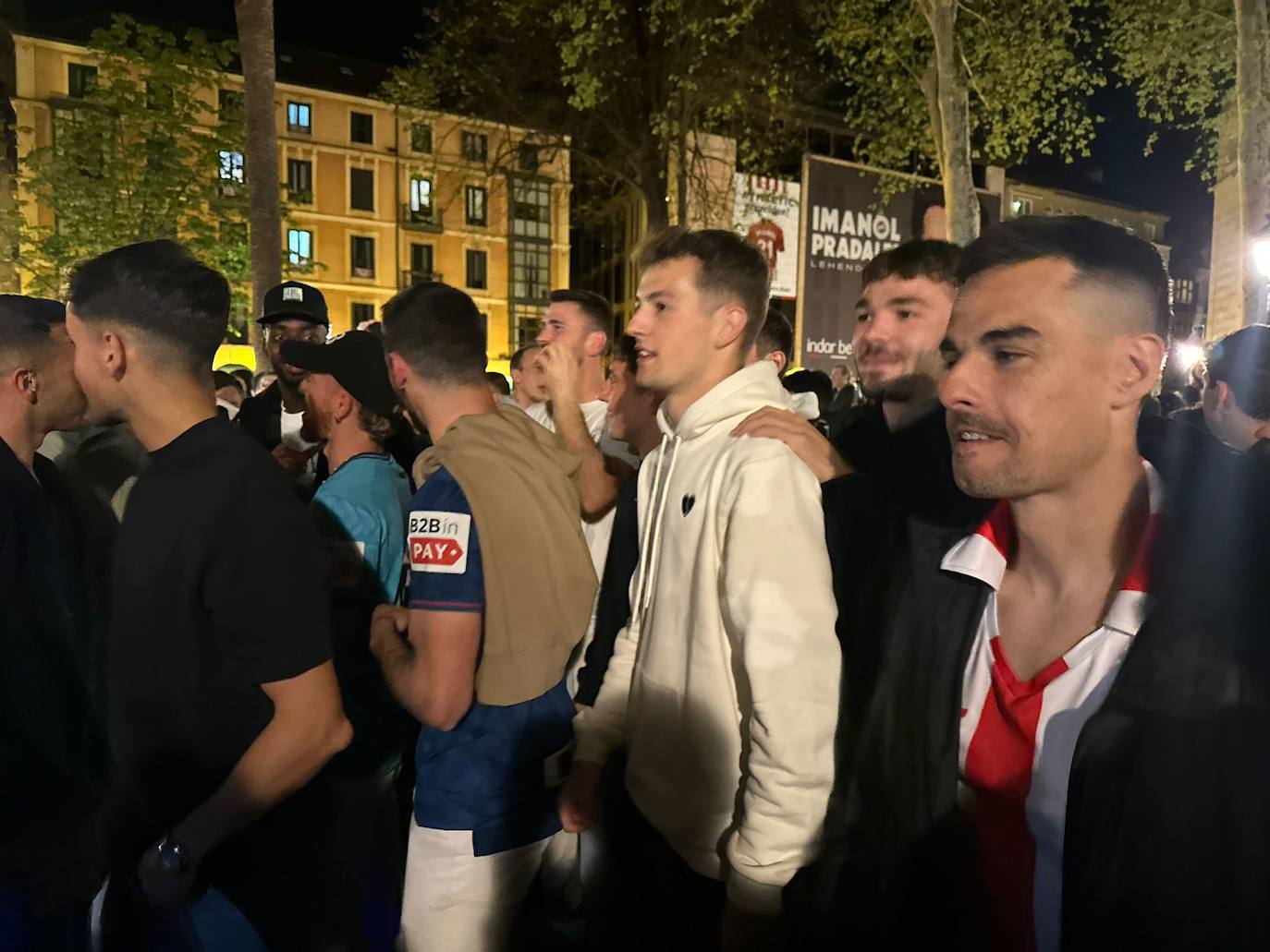 La fiesta de los jugadores del Athletic por el centro de Bilbao