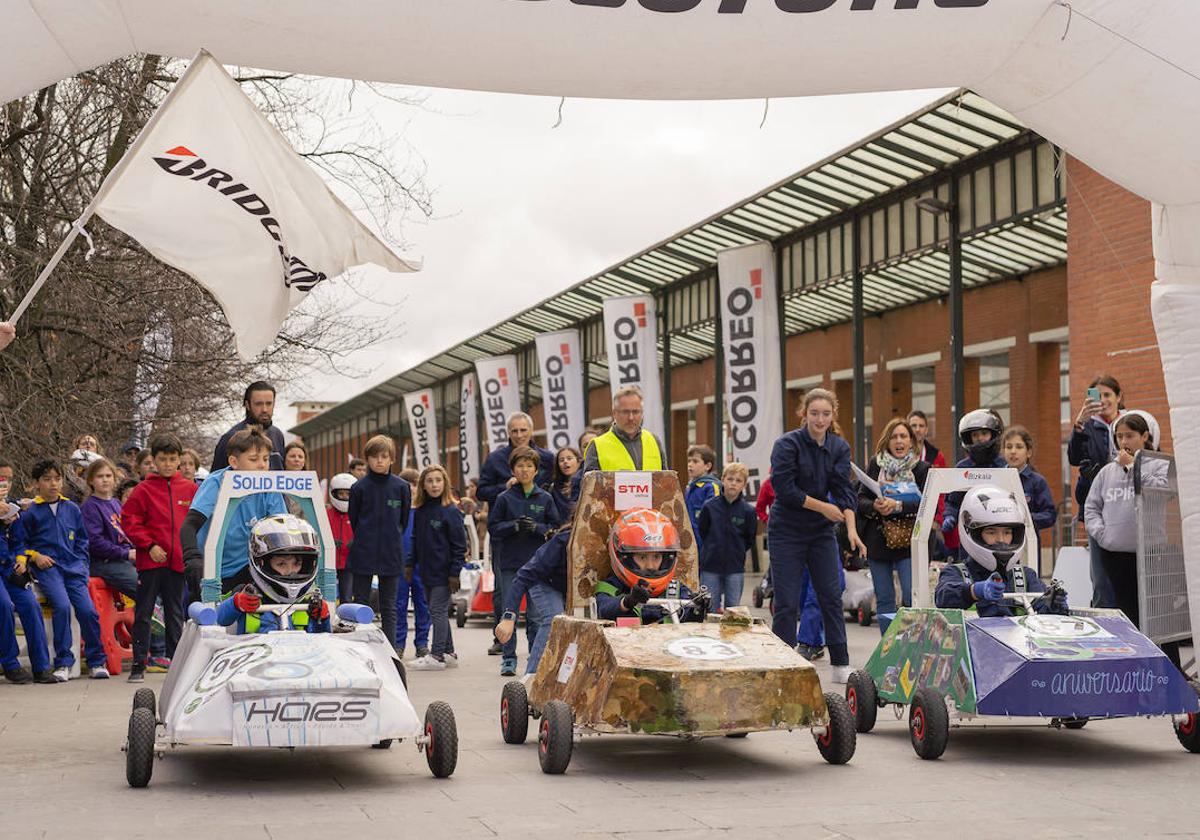 Una competición en la edición pasada del circuito en Leioa