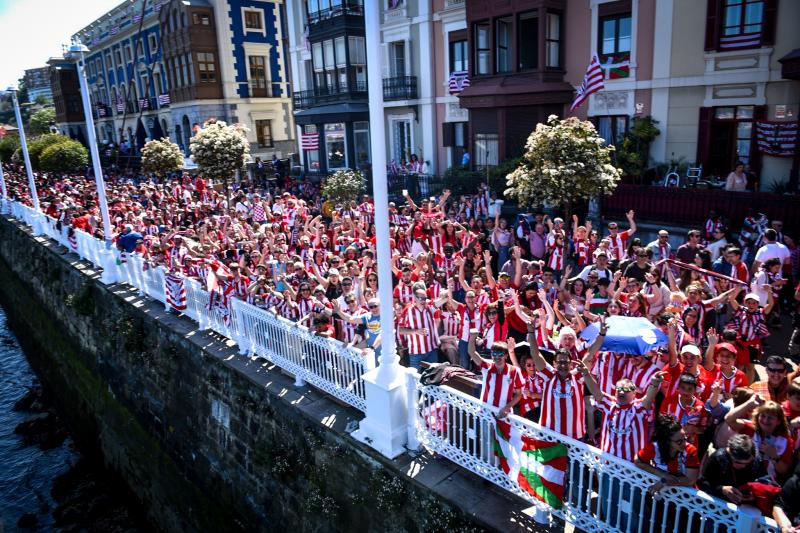 Portugalete dice adiós a la gabarra: «La copa del Rey es como la copa del mundo para Bilbao»