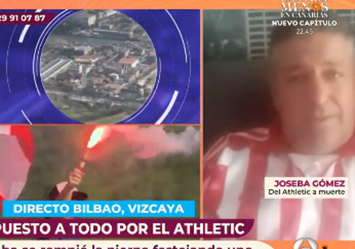La «emoción y envidia» del athleticzale que se rompió la pierna en La Cartuja