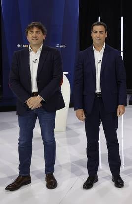 Eneko Andueza e Imanol Pradales.