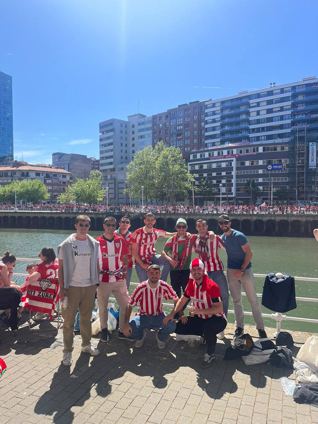 Las imágenes de la fiesta de la gabarra en Bilbao