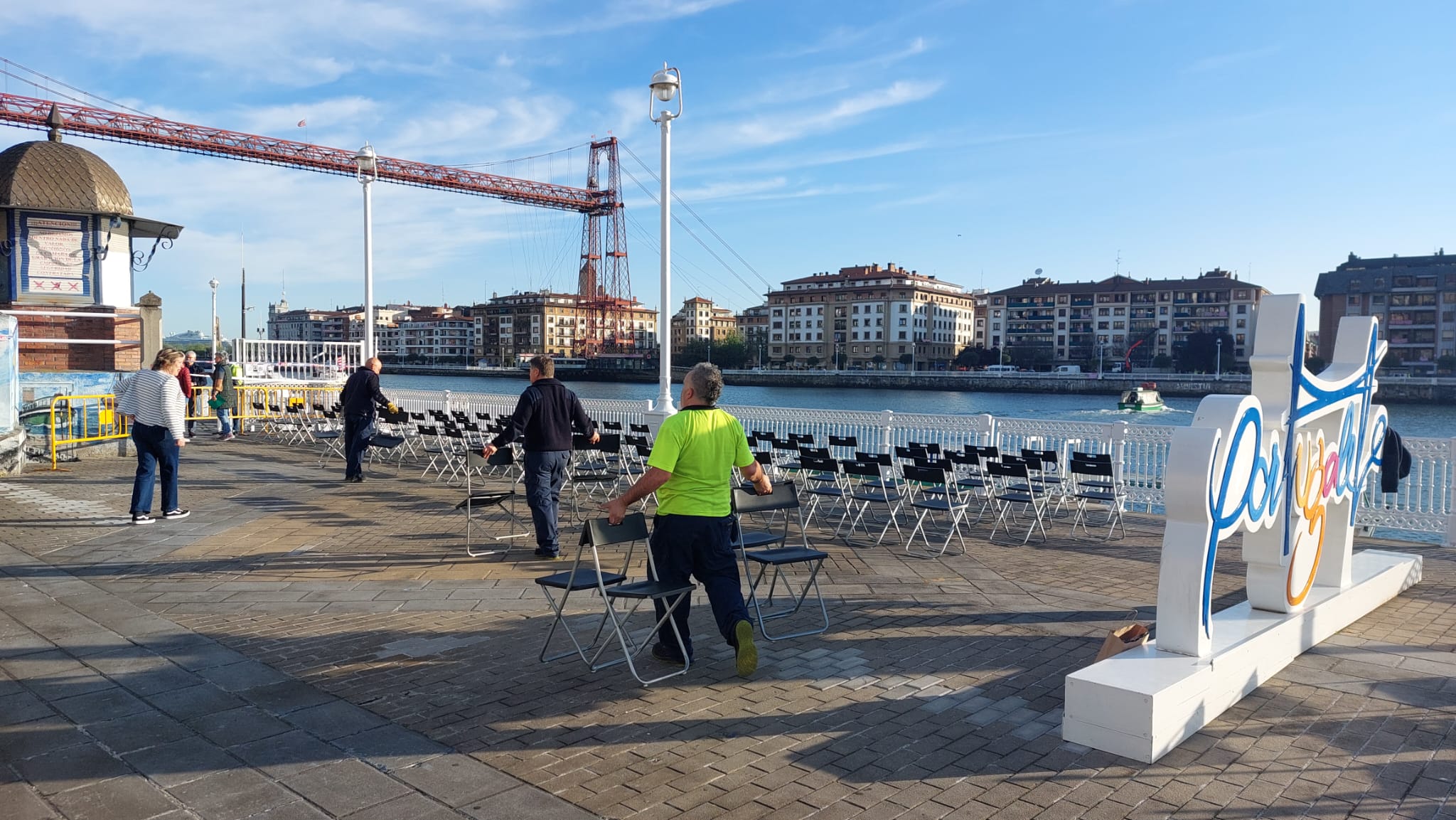 Portugalete dice adiós a la gabarra: «La copa del Rey es como la copa del mundo para Bilbao»