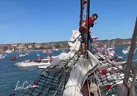 Momento de la colisión.