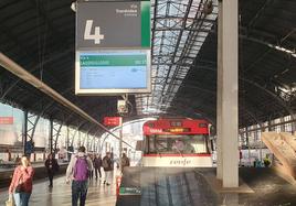 LLodio tiene una comunicación fluida por tren con Bilbao.