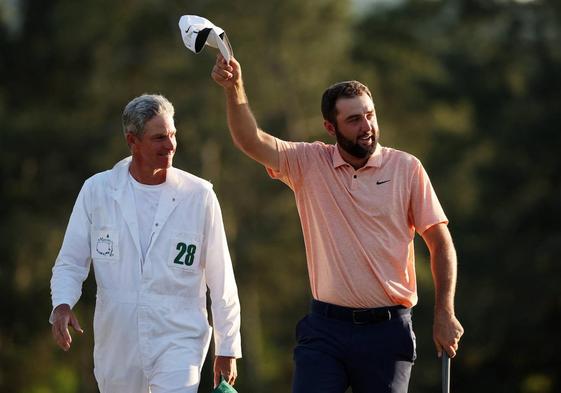 Scheffler celebra su segundo Masters de Augusta.