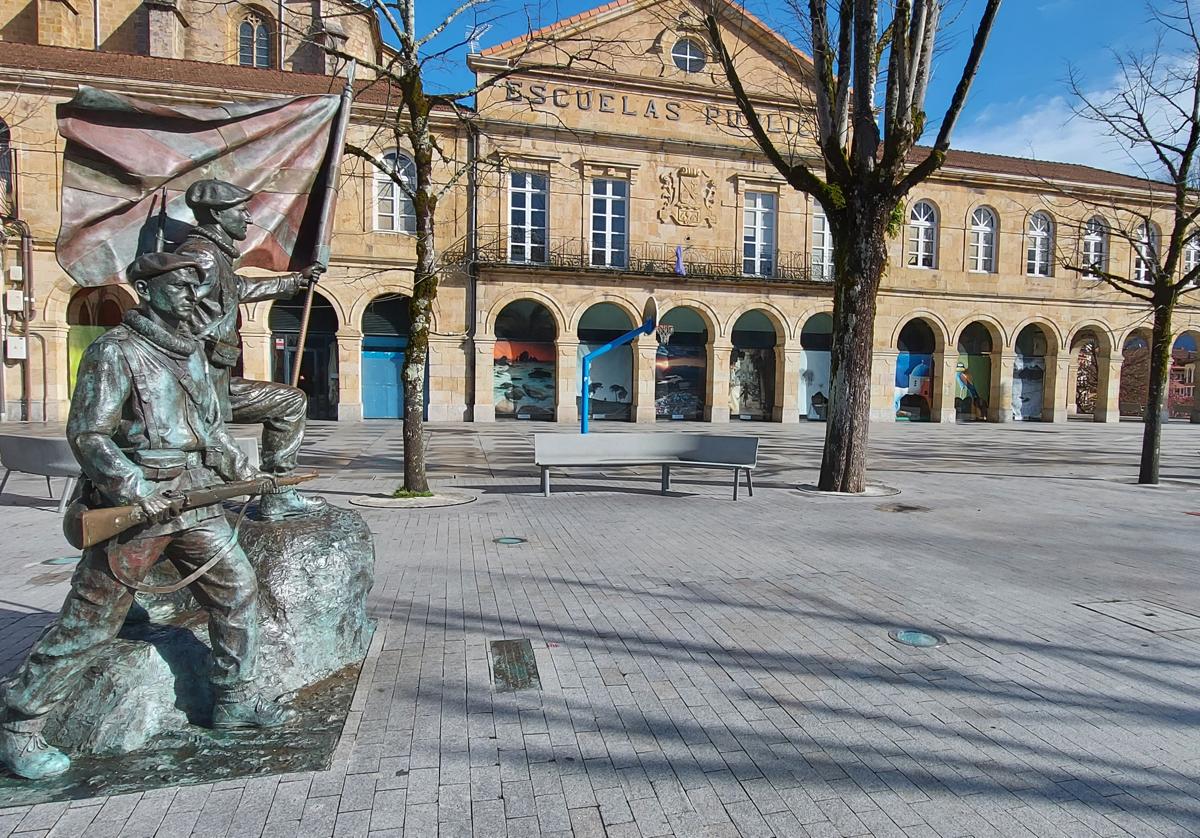 Infografía del anteproyecto de la futura biblioteca de Gernika.