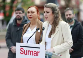 Alba García, candidata de Sumar.