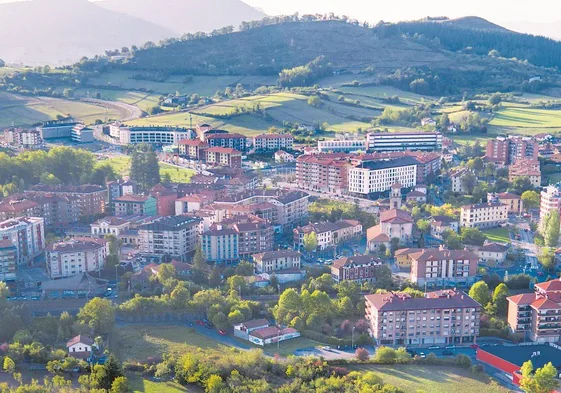 Panorámica de Amurrio, una de las localidades alavesas que carece de pisos en alquiler