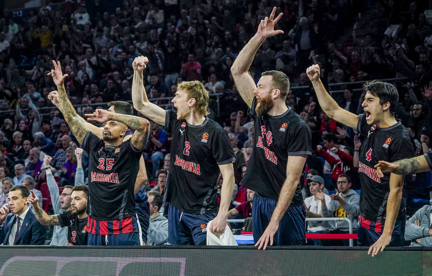 La crucial victoria del Baskonia sobre el Virtus Bolonia