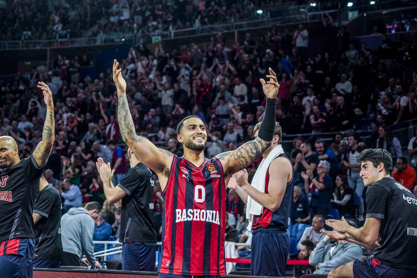 La crucial victoria del Baskonia sobre el Virtus Bolonia