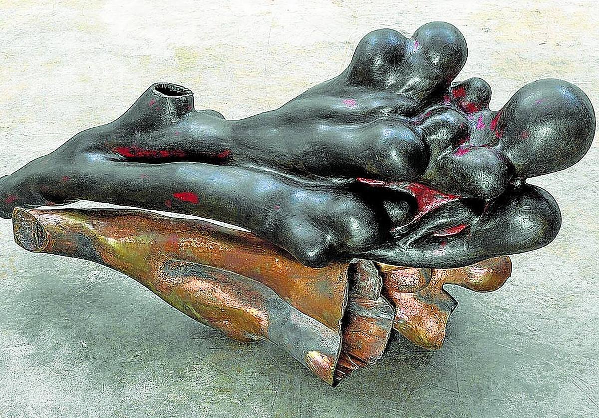 'Sin título' (2022), una de las obras de la exposición 'Vascular'.