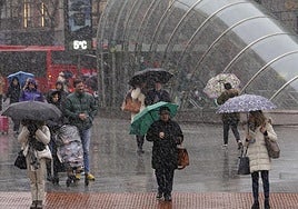 La lluvia intensa volverá a Bizkaia a partir de este martes.
