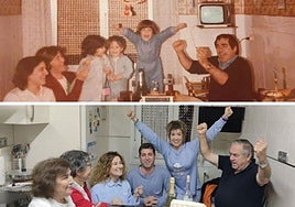 Una familia recrea la celebración de la gabarra 40 años después... Y este es el resultado