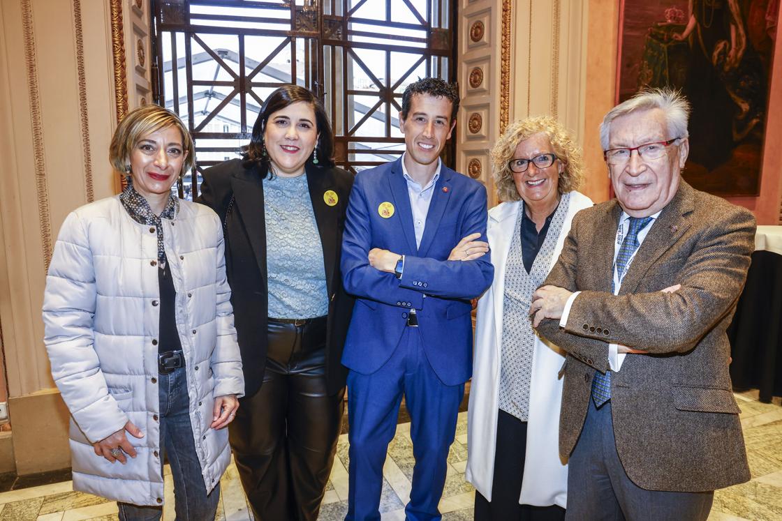 Laura Pérez, Jone Berriozabal, Anartz Gorrotxategi, Malentxo Arruabarrena y Miguel Ángel Echevarría.