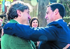 Los candidatos a lehendakari del PSE-EE y del PNV, Eneko Andueza e Imanol Pradales.