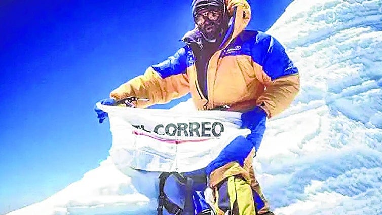 La gesta de Oiarzabal en las alturas cumple un cuarto de siglo