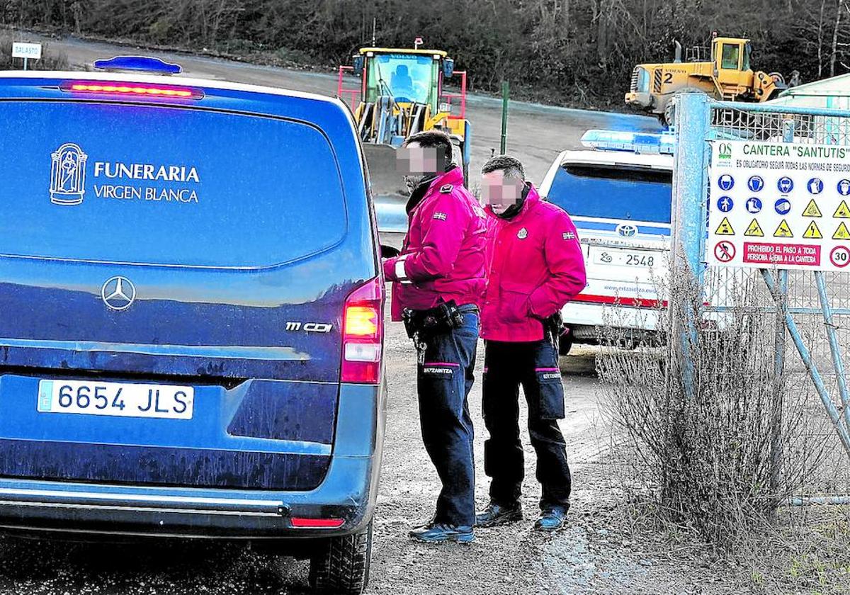 Accidente mortal registrado en enero en la cantera de Peñacerrada.