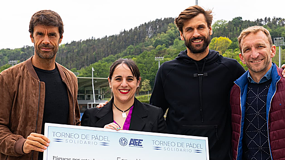 El jugador de la Real con el que Fernando Llorente ha ganado un torneo de pádel