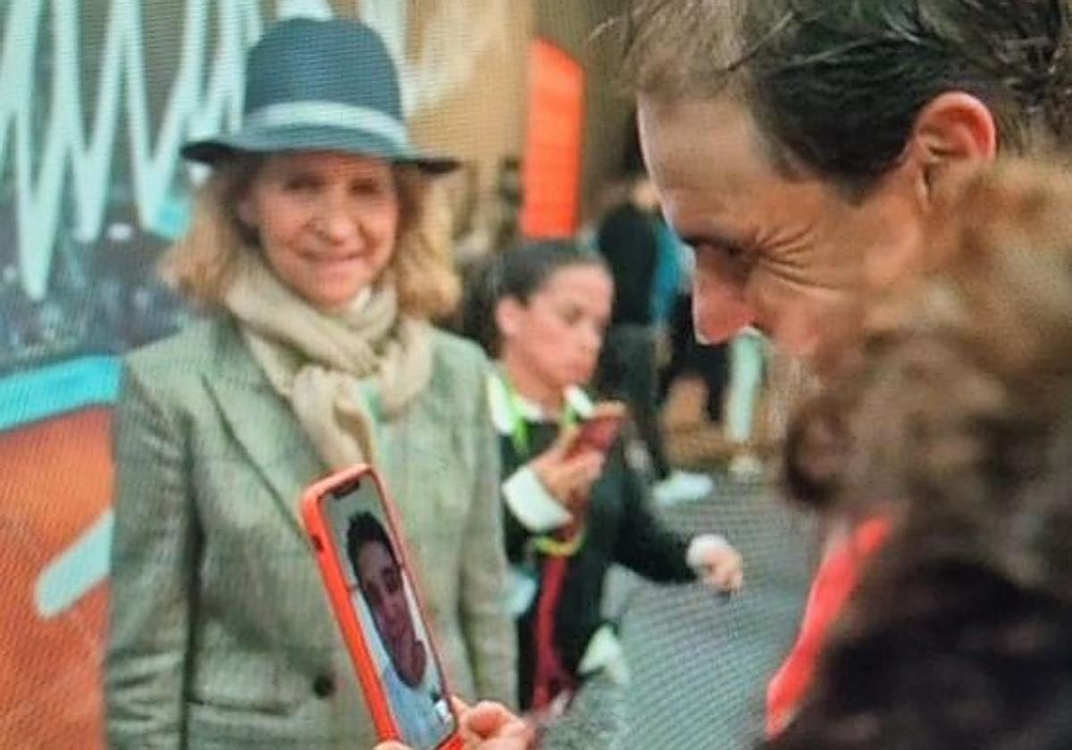 La videollamada de Froilán a Rafa Nadal tras su partido en Madrid