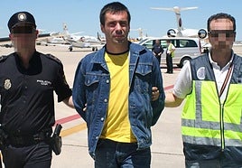 'Susper', cuando fue entregado por las autoridades francesas a España.