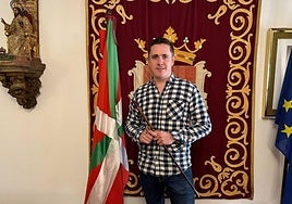 Raúl García, alcalde de Laguardia.