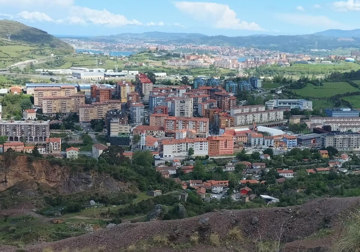 Vista general de Ortuella.