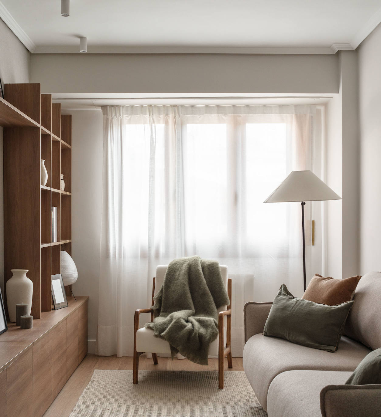 La casa de &#039;Cuéntame&#039; de 50 metros convertida en piso moderno y luminoso en Bilbao